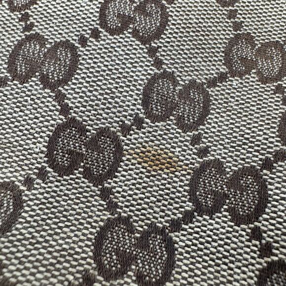 Gucci Jackie Horsebit Hobo Bag GG Canvas Monogram Brown Leather Vintage - Picture 10 of 15